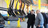 بازدید مدیرعامل شرکت شهرک‌های صنعتی استان اردبیل از شهرک صنعتی غیردولتی حدید مبتکران