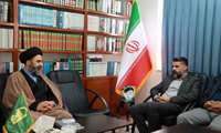 دیدار مدیرعامل شرکت شهرک‌های صنعتی استان اردبیل با امام جمعه خلخال