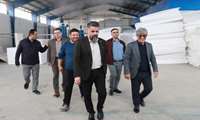 بازدید مدیرعامل شرکت شهرک‌های صنعتی استان اردبیل و فرماندار شهرستان نیر از ناحیه صنعتی نیر 