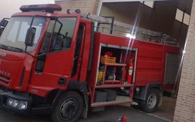 افتتاح پروژه ساختمان  ایستگاه آتش نشانی شهرک صنعتی آراز پارس آباد و تجهیز آن با خودروی آتش نشانی به  